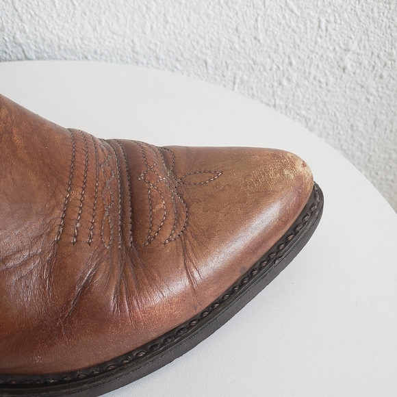 Western Cowboy Rodeo Farm Leather Boots main image 9